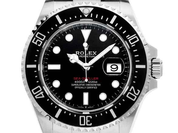  Rolex Sea-Dweller 4000 Red Ref.126600 2019 LC 100 Full Set wie Neu Sea-Dweller 4000 Red 