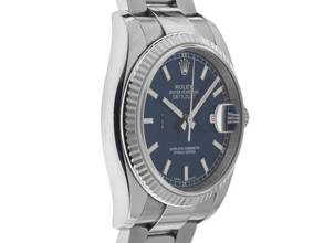 Thumbnail von Rolex Datejust 36 Roulette Ref.116234 2007 Box&Beschreibung wie Neu Vintage Datejust Roulette Stahl 18kt Weißgold