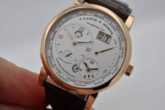 Thumbnail von A. Lange & Söhne Lange 1 Zeitzone Time Zone Weltzeituhr GMT 18k Roségold 116.032 LC100