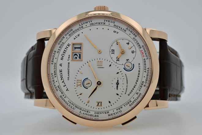  A. Lange & Söhne Lange 1 Zeitzone Time Zone Weltzeituhr GMT 18k Roségold 116.032 LC100 
