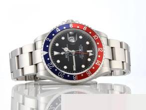 Thumbnail von Rolex GMT-Master II Stahl 16710 T Pepsi Stick Dial 2007 Automatik Edelstahl Stainless Steel Oyster-band Chronometer Black Dial