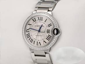 Thumbnail von Cartier Ballon Bleu 36mm W4bb0017 2021 Edelstahl Diamanten Automatik Stahl Steel