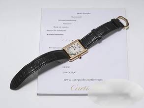Thumbnail von Cartier Tank Solo Edelstahl Gelbgold 750 2013 W5200002 Stahl Gold Damen