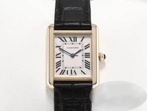 Thumbnail von Cartier Tank Solo Edelstahl Gelbgold 750 2013 W5200002 Stahl Gold Damen
