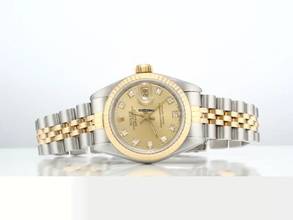 Thumbnail von Rolex Lady-Datejust Edelstahl Gelbgold 750 Diamanten Automatik Gold Stahl Damen Stainless Steel 18kt Yellow Gold Jubilé-band Chronometer Oyster