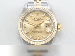 Thumbnail von Rolex Lady-Datejust Edelstahl Gelbgold 750 Diamanten Automatik Gold Stahl Damen Stainless Steel 18kt Yellow Gold Jubilé-band Chronometer Oyster