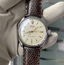 Thumbnail von Rolex Oyster Perpetual 34 6285 Chronometer Ivory honeycomb dial 1954