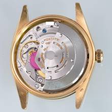 Thumbnail von Rolex Oyster Perpetual Date 1503 blue dial yellow gold 18KT 1969's