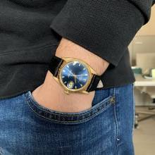 Thumbnail von Rolex Oyster Perpetual Date 1503 blue dial yellow gold 18KT 1969's