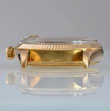 Thumbnail von Rolex Oyster Perpetual Date 1503 blue dial yellow gold 18KT 1969's