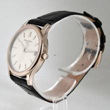 Thumbnail von Patek Philippe Calatrava Date 3998 white opaline dial white gold 18KT Automatic
