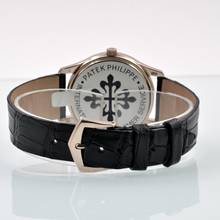 Thumbnail von Patek Philippe Calatrava Date 3998 white opaline dial white gold 18KT Automatic