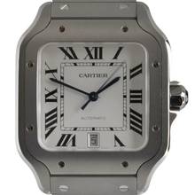 Thumbnail von Cartier Santos De Cartier WSSA0089 Large Titanium Full Set NEW Model