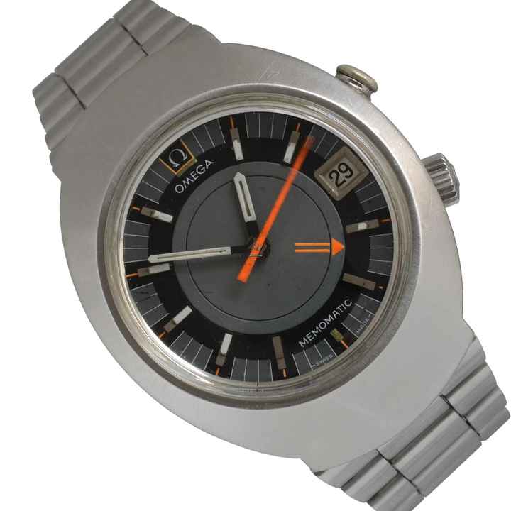  Omega Memomatic Seamaster 166.071 Memomatic Date gray dial 1971 