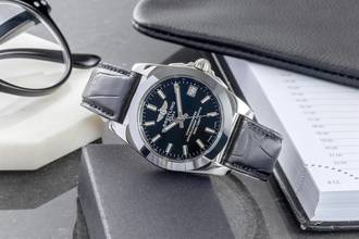 Thumbnail von Breitling Galactic 36 Black Dial Edelstahl Quarz Herrenuhr Ref. W7433012/BE08