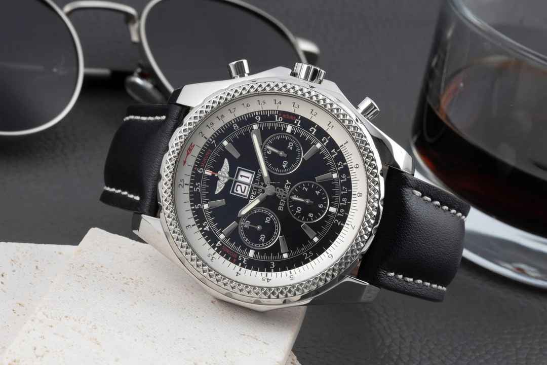  Breitling Bentley 6.75 Chronograph Edelstahl Automatik Herrenuhr Ref. A44362 