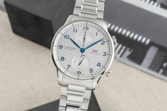  IWC Portugieser Chronograph Stahl Automatik Herrenuhr Ref IW371617 