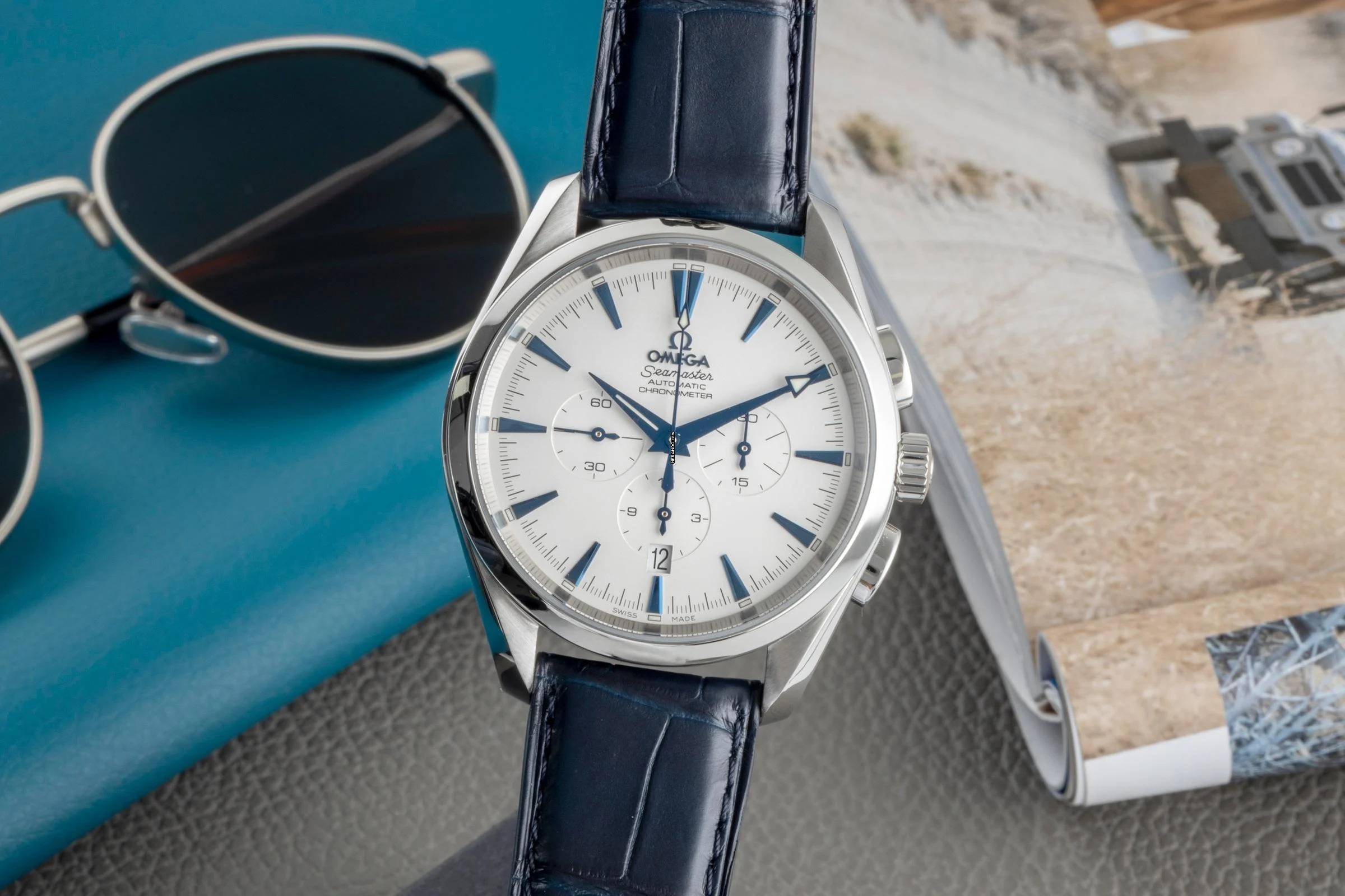 Omega Seamaster Aqua Terra Chronograph Stahl Automatik Herrenuhr 2812.30.31