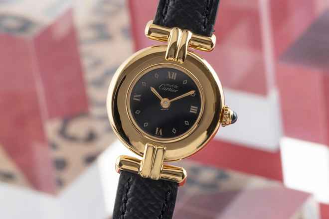  Cartier Colisée SM must de Cartier Lady Vermeil Damenuhr Ref. W1000700 590002 