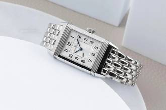 Thumbnail von Jaeger-LeCoultre Reverso Lady Stahl Handaufzug Damenuhr Ref Q2608140 B&P