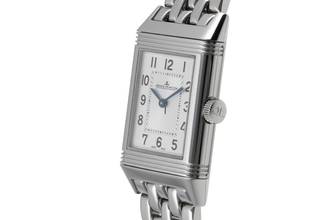 Thumbnail von Jaeger-LeCoultre Reverso Lady Stahl Handaufzug Damenuhr Ref Q2608140 B&P