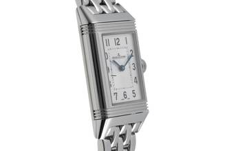 Thumbnail von Jaeger-LeCoultre Reverso Lady Stahl Handaufzug Damenuhr Ref Q2608140 B&P