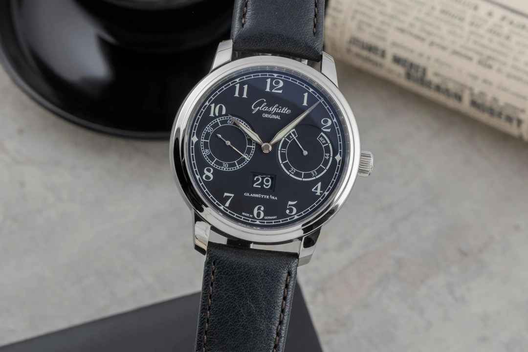  Glashütte Original Senator Observer Stahl Automatik Herrenuhr Ref. 100-14-07-02-30 