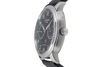 Thumbnail von Glashütte Original Senator Observer Stahl Automatik Herrenuhr Ref. 100-14-07-02-30