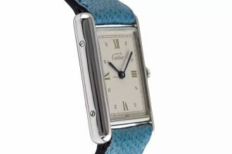 Thumbnail von Cartier Tank must Tank LM 925 Silber Quarz Herrenuhr Medium Size Ref. 690006
