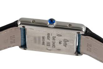 Thumbnail von Cartier Tank must Tank LM 925 Silber Quarz Herrenuhr Medium Size Ref. 690006