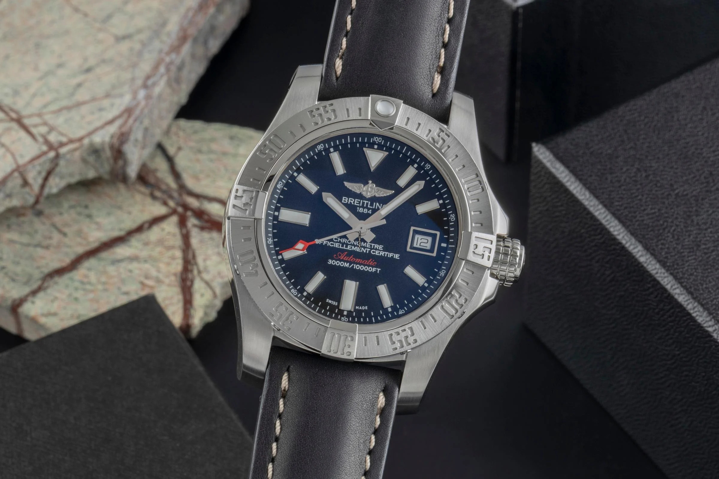 Breitling Avenger II Seawolf Edelstahl Automatik Herrenuhr Ref. A1733110/BC30