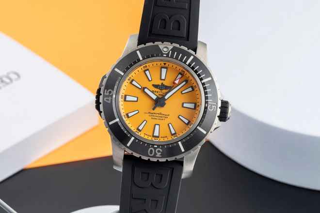  Breitling Superocean 48 Titan Automatik E17369 Box & Papiere 