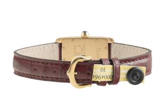 Thumbnail von Cartier Tank Américaine SM 18k (0,750) Gold Quarz Damenuhr Ref. W2601556 1710