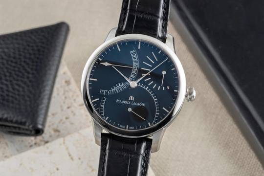  Maurice Lacroix Masterpiece Stahl Automatik Herrenuhr Ref. MP6508 Box & Papiere 