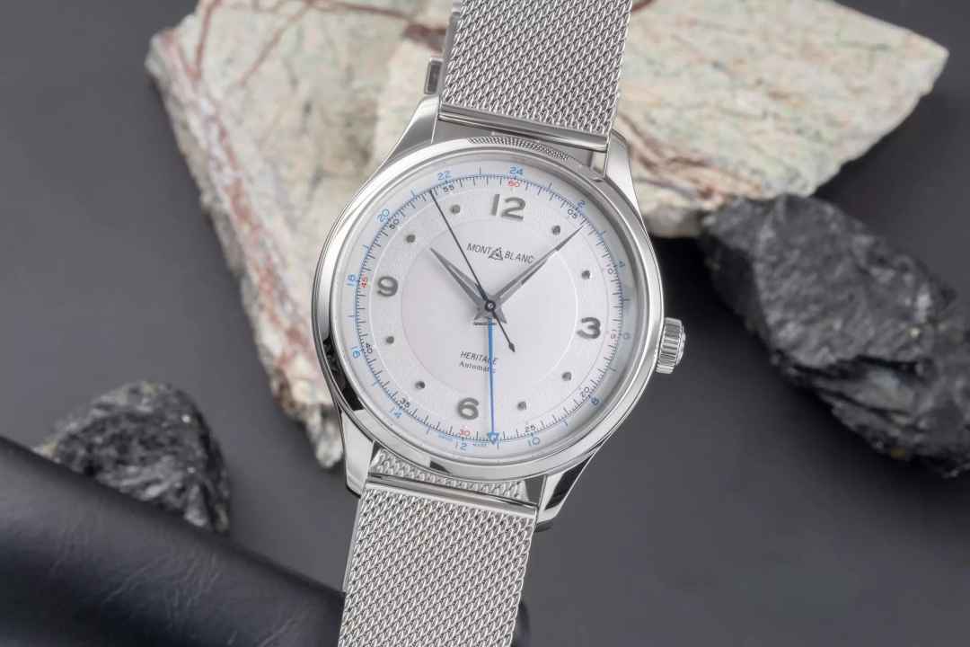  Montblanc Heritage Stahl Automatik Herrenuhr Ref. 119949 7492 Box & Papiere 2024 