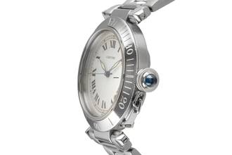 Thumbnail von Cartier Pasha de Cartier Plongeur White Roman Automatik Herrenuhr Ref W31005H3