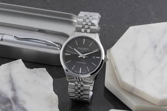 Thumbnail von Bruno Söhnle Glashütte Turin III Big Stahl Quarz Herrenuhr Ref.17-13225-842 B&P