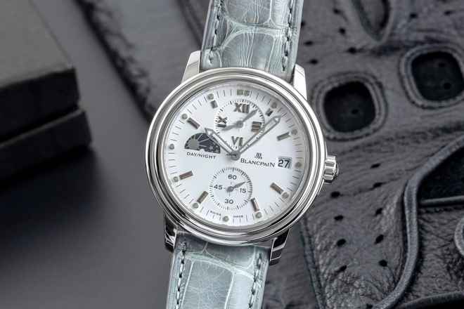  Blancpain Léman Day / Night GMT Automatik Stahl Herrenuhr Ref. 2160-1127-53 