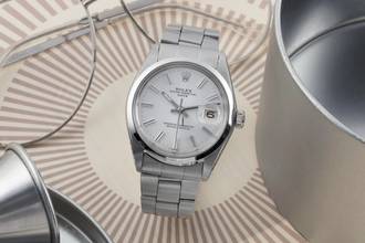 Thumbnail von Rolex Oyster Perpetual Date 34 Silver Dial Edelstahl Automatik Herrenuhr Ref. 1500 Klassiker
