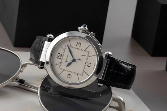  Cartier Pasha de Cartier 42MM Edelstahl Automatik Herrenuhr Ref. W3107255 2730 