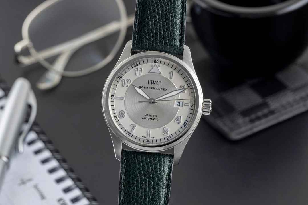  IWC Fliegeruhr Mark XVI Spitfire Edelstahl Automatik Herrenuhr Ref. IW325502 