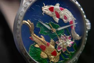 Thumbnail von Trenyo Koi Pond Unique Piece in Dial 14k Yellow gold and 999 Silver