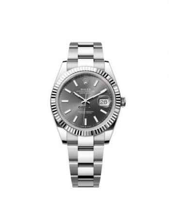  Rolex Datejust 41 Grey Dial - Fluted Bezel 126334 2023 