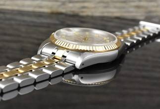 Thumbnail von Tudor Prince Date 74033 NOS / UNGETRAGEN Silver Linen Diamond Dial - 2001