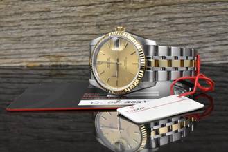 Thumbnail von Tudor Prince Date 74033 NEU / UNGETRAGEN Gold Dial - Full Set 2021