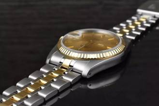 Thumbnail von Tudor Prince Date 74033 NEU / UNGETRAGEN Gold Dial - Full Set 2021