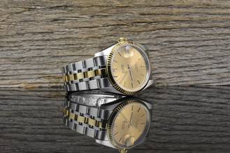 Thumbnail von Tudor Prince Date 74033 NEU / UNGETRAGEN Gold Dial - Full Set 2021