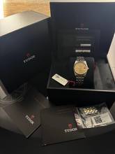 Thumbnail von Tudor Prince Date 74033 NEU / UNGETRAGEN Gold Dial - Full Set 2021