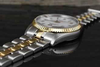 Thumbnail von Tudor Prince Date Day 76213 Very Rare White Dial Automatik - Full Set