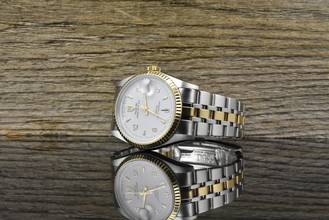 Thumbnail von Tudor Prince Date Day 76213 Very Rare White Dial Automatik - Full Set